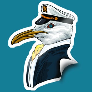 Yacht Kapitän Sticker