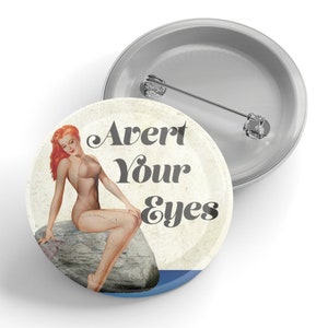 Aparta los ojos Botón