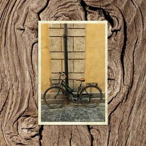 Green Bicycle, Rome Italie Carte postale