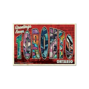 Carte postale de Toronto Graffiti