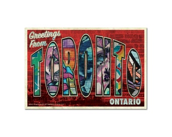 Toronto Graffiti Postcard