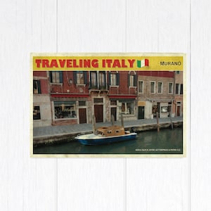 Murano Italie Carte postale