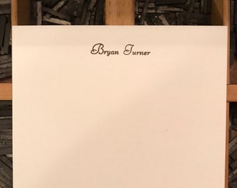 Custom Letterpress Stationery Set