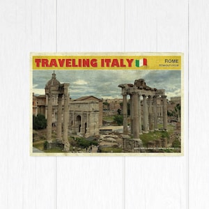 Rome Forum Italy Postcard