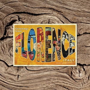 Florence Italie Street Art Carte postale