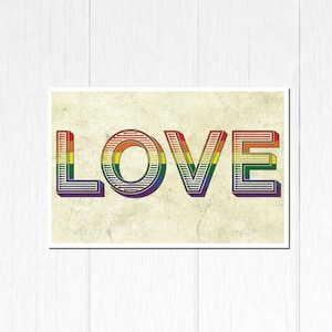 Carte postale Love Deco