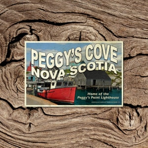 Carte postale de Peggy’s Cove, Nouvelle-Écosse