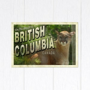 Carte postale On The Prowl in British Columbia