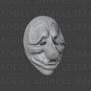 Payday The Heist Hoxton Mask STL file