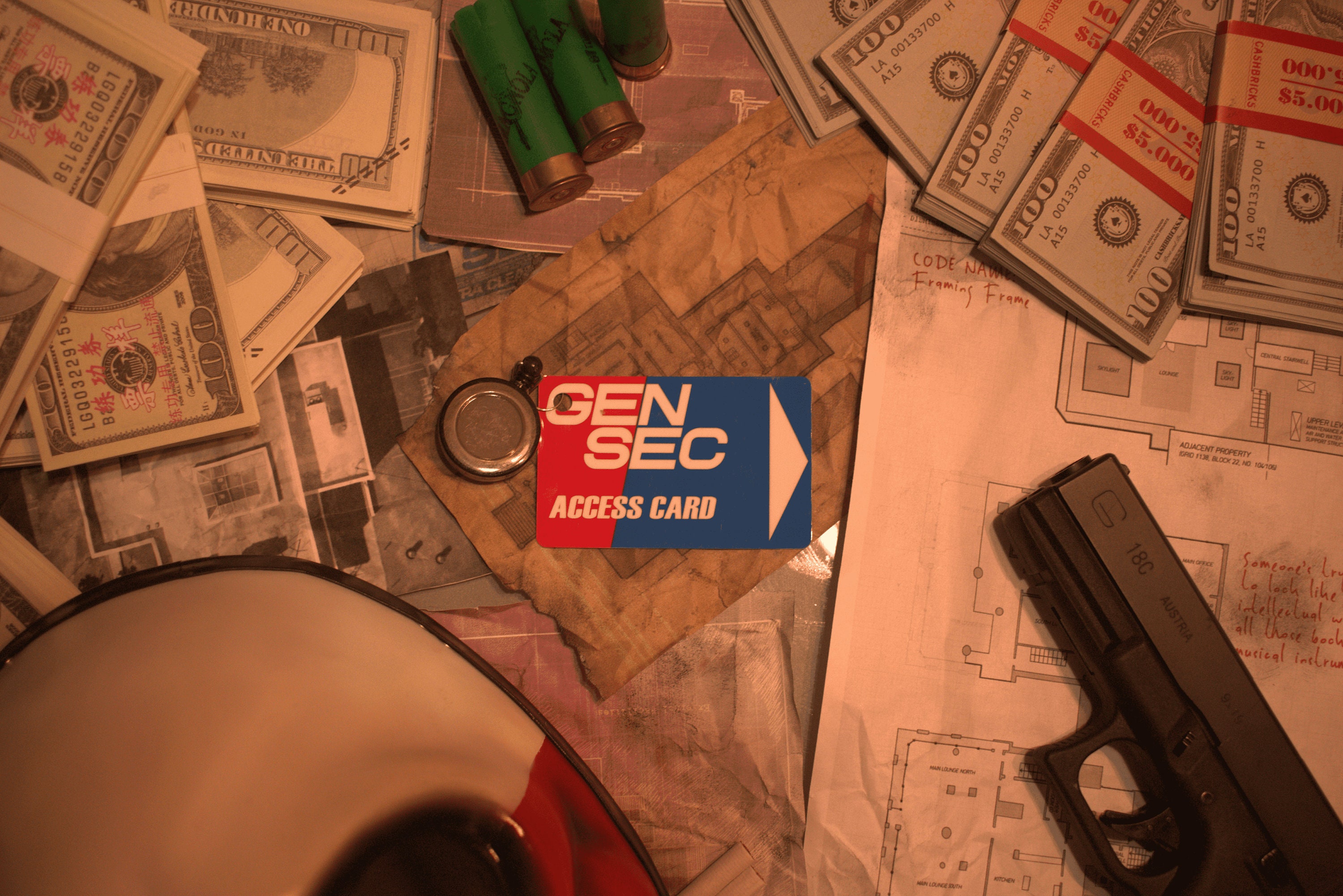 Inspired Payday 2 Gensec Access Keycard Etsy