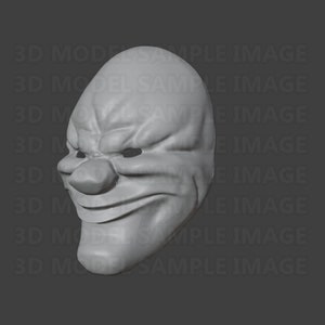 Payday The Heist Dallas Mask STL file