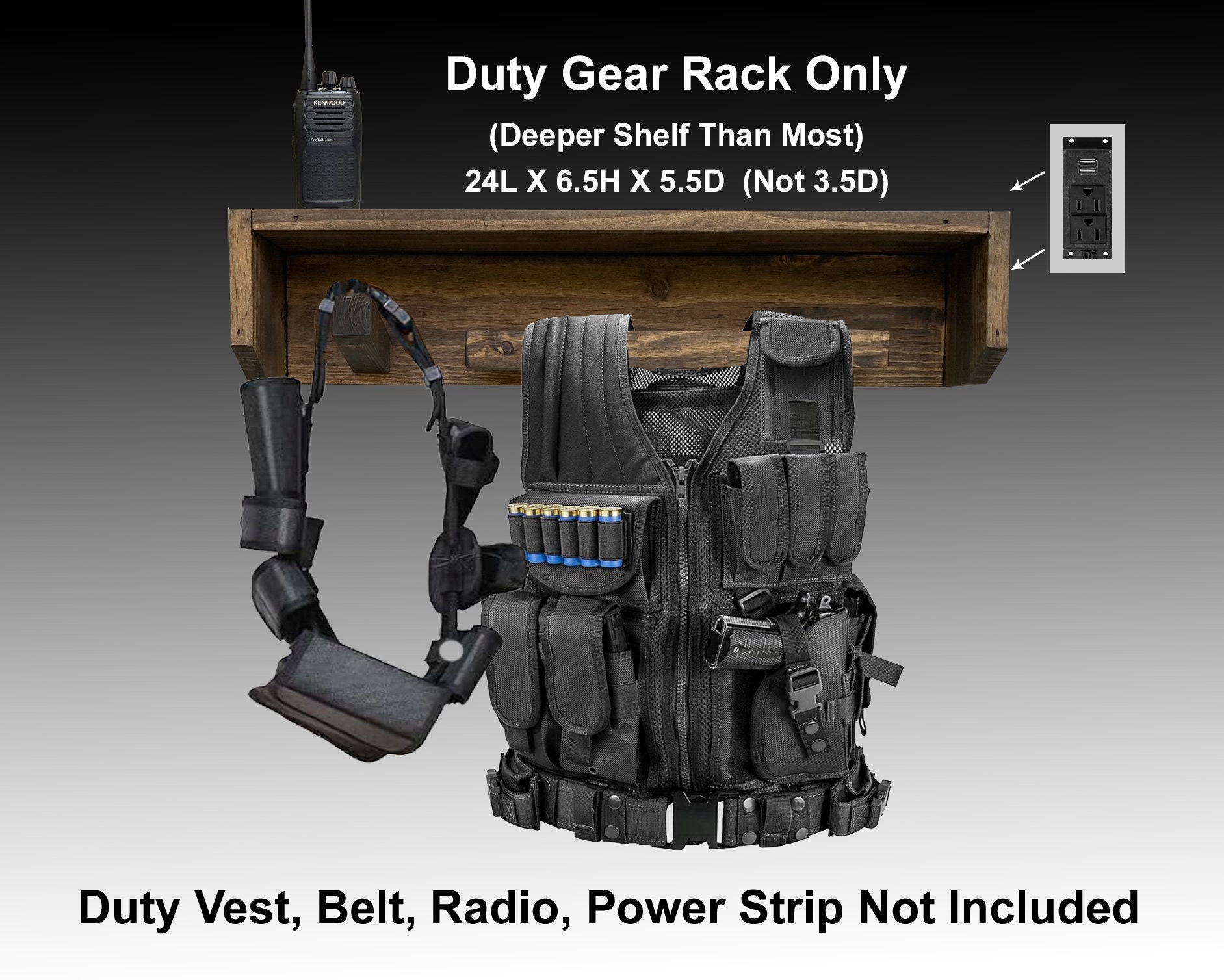 Police Gear Stand 