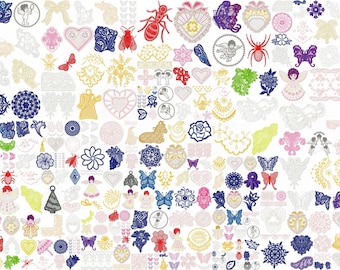 LACE designs for embroidery machine, instant download NOT FSL
