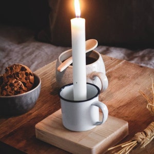 Enamel Candle Holder