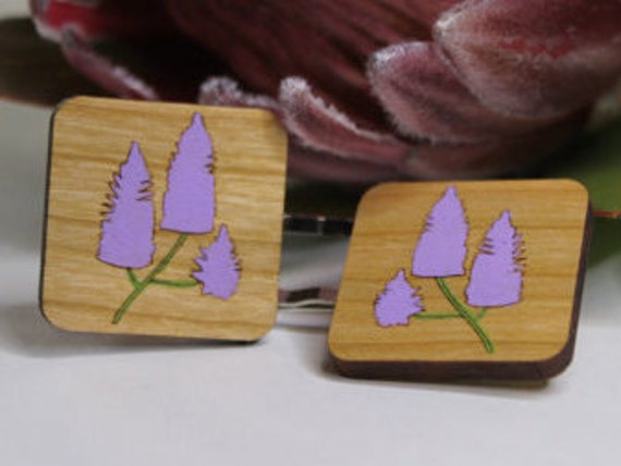 Mulla Mulla Flower Bobby Pins Flower Hair Pins Flower Bobby Etsy
