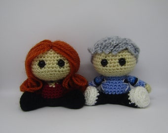 Scarlet Witch/Quicksilver Amigurumi