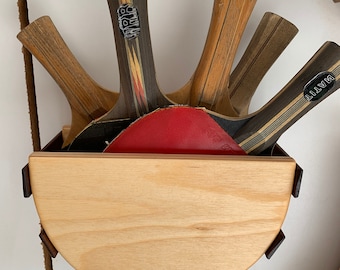 Aufbewahrung für Ping Pong Paddles, Ping Pong Ball Aufbewahrung, Smashbälle und andere kleinere Ball Aufbewahrung