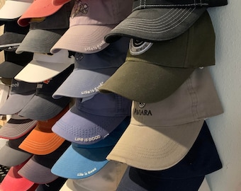 Contiene 10 cappelli da baseball, porta cappelli da parete, cappelli da baseball, porta cappelli da baseball, porta cappelli da baseball, porta cappelli, facile da usare e installare.