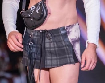 Recycled Unisex Mini Skirt