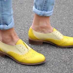 Women's laceless oxford shoes shop