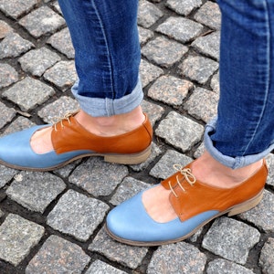 Florence - Womens Leather Oxfords, Cutout Oxfords, Handmade Shoes, Oxfords, Cutout shoes, Custom Shoes, FREE customization!!!