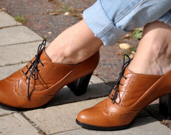 ladies oxford shoes with heels