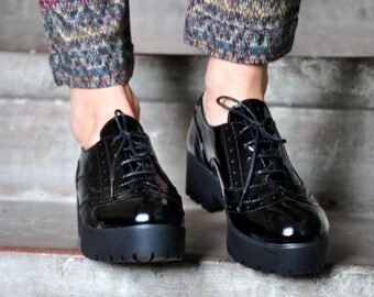 platform oxford womens