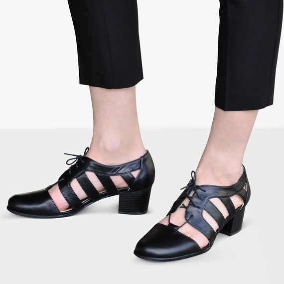 Cutout oxford best sale heels