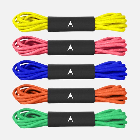 Waxed Cotton Shoelace Set - 60cm & 90cm Lengths