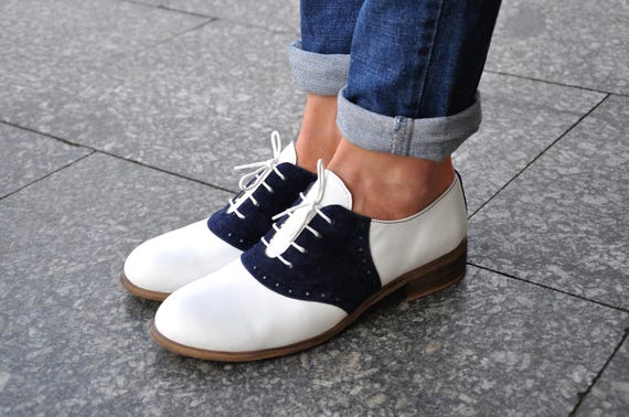 two tone oxfords womens