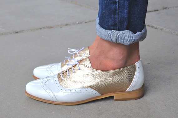 Savile Oxfords para mujer Oxfords puntiagudos Oxfords de charol