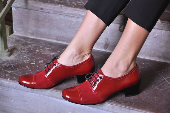 Comfortable red dress shoes hotsell