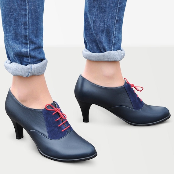 womens oxford heels