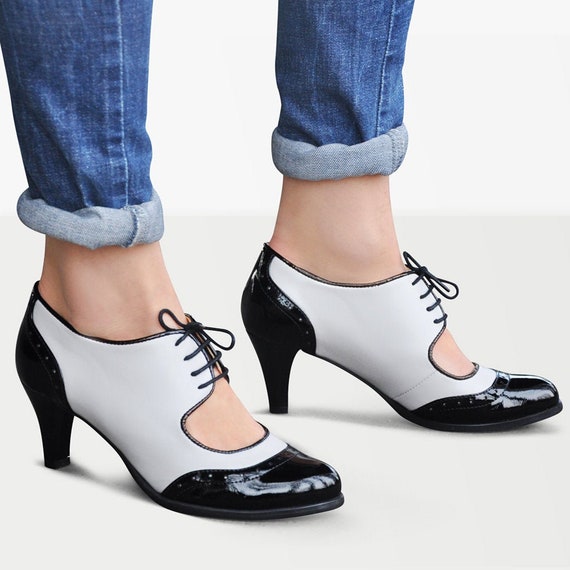 womens oxford heels