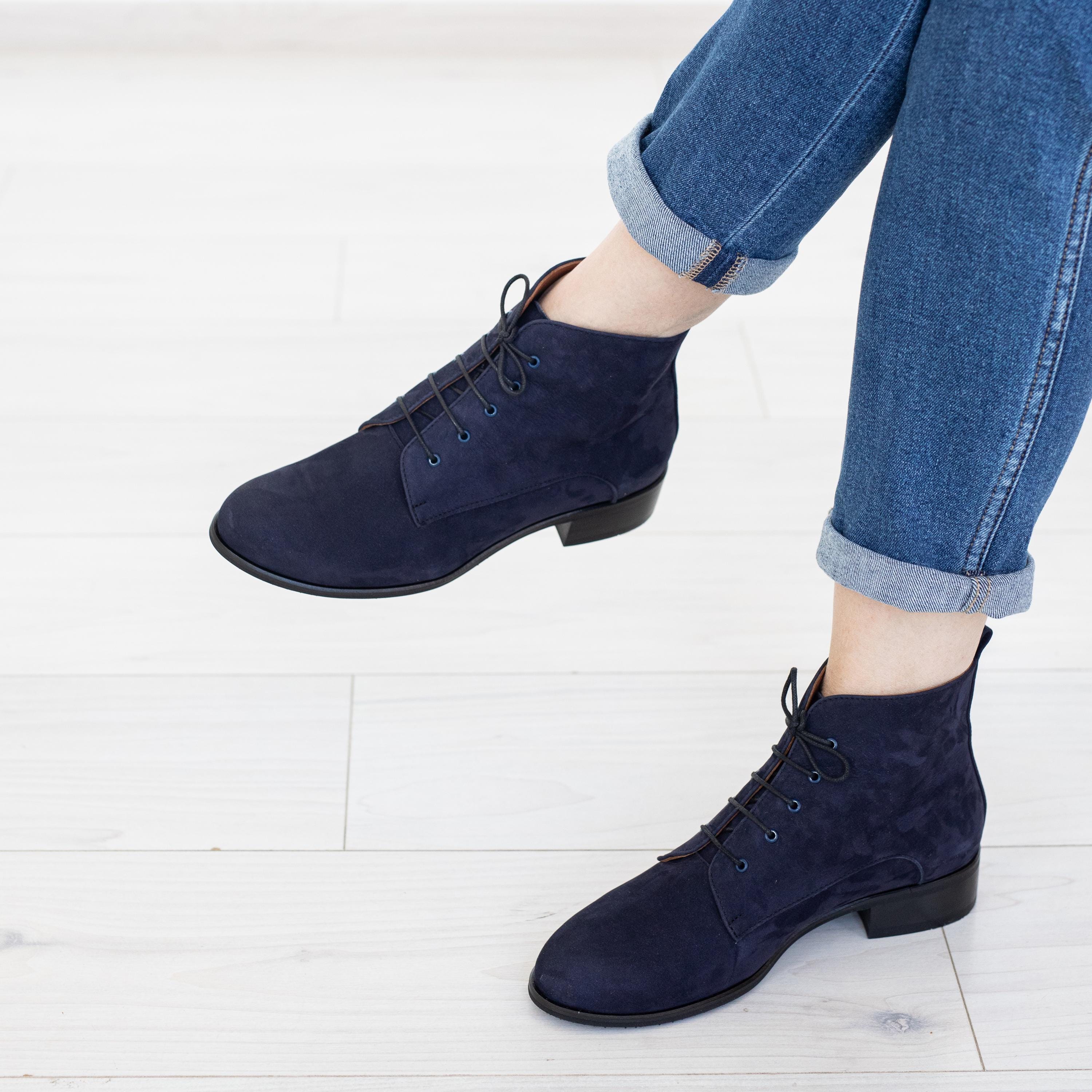 Cotswold Laverton Waterproof Ankle Boots In Navy - Euro Size 40 - View #8