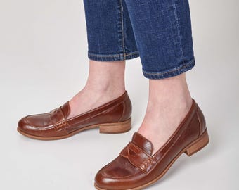 フラットシューズ ^custommade^ 45cm round toe chunky penny loafer mond CW0055B 71ZkMjSxQyL.jpg