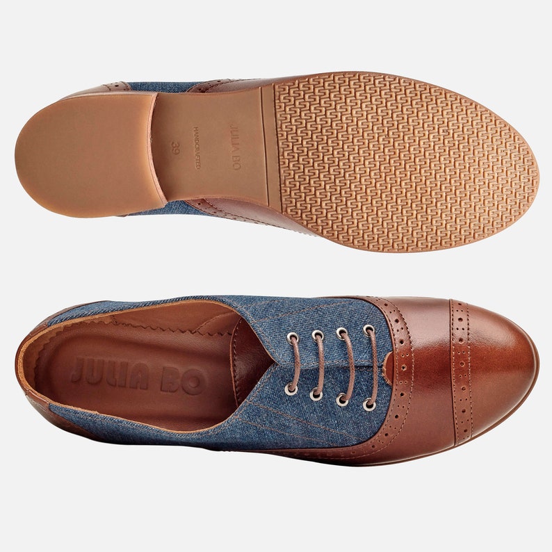 Summer oxfords shoes in textile