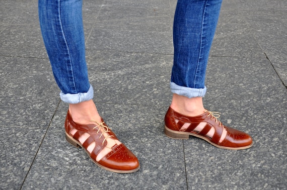 Womens cutout hotsell oxfords