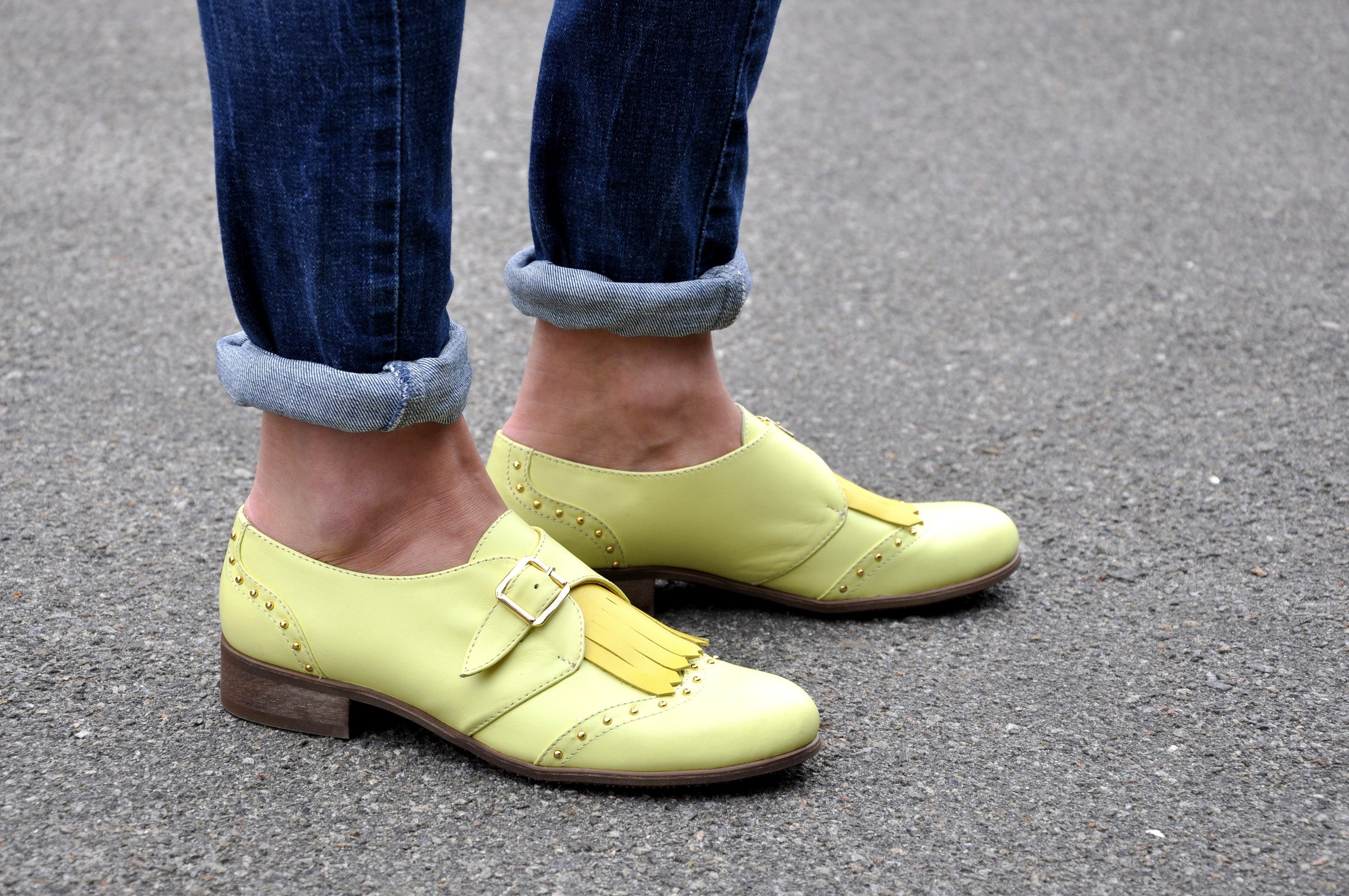 Brogues Buckle Shoes - Etsy UK