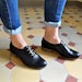 Gatsby - Womens Oxfords, Handmade Oxfords, Black shoes, Oxfords for women, Vintage Shoes, Custom Shoes, FREE customization!!! 