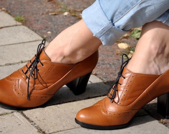 Kent - Oxford Pumps, Womens Oxfords, Heeled Oxfords, Chic Leather Shoes, Custom Shoes, Oxford Heels, FREE customization!!!