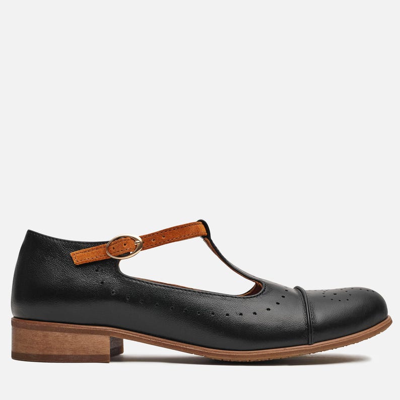 Women's T-bar shoes