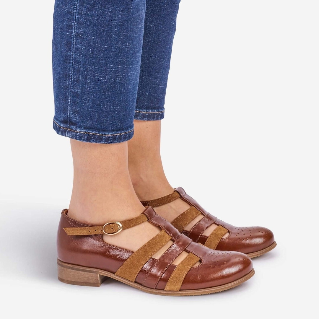 Risla Leather Mary Janes
