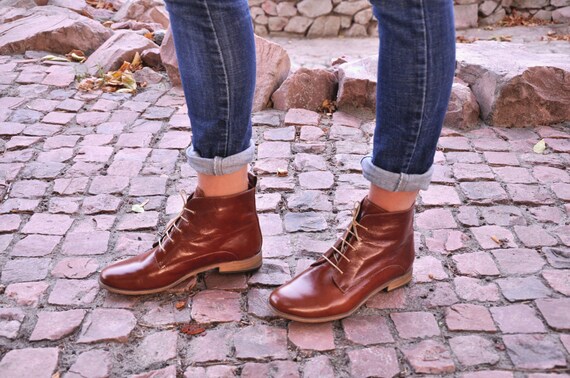 brown fall boots