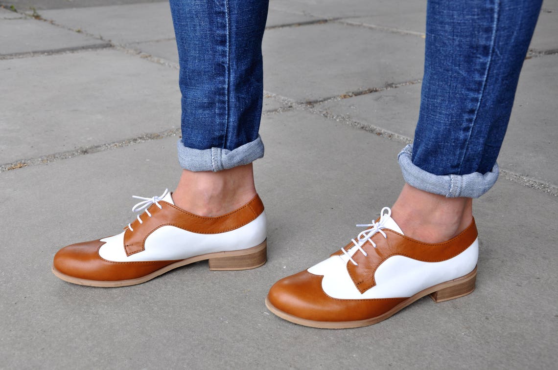 Desiree | Two-Tone Oxford Shoes main image 1