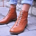 Camden - Womens Fall Boots, Lace-up Leather Boots, Oxford Boots, Retro Boots, Winter Boots, Custom boots, FREE customization!!! 