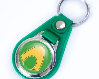 Cool Aquaman Medallion Keychain