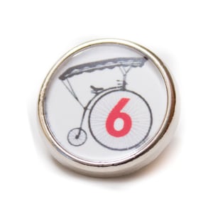 The Prisoner No6 (Bicycle) Lapel/Tie Pin Badge