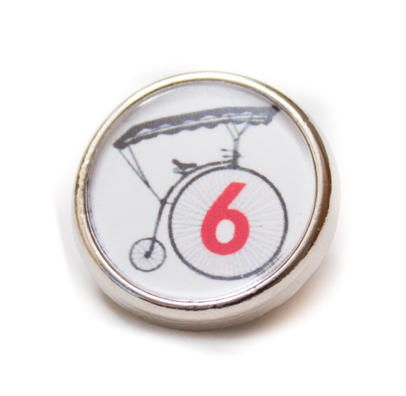 Ancien Badge émaillé LOCOMOTIEF Pays-Bas - Vélo Pin's Années 60 - Revers Cravate Casquette
