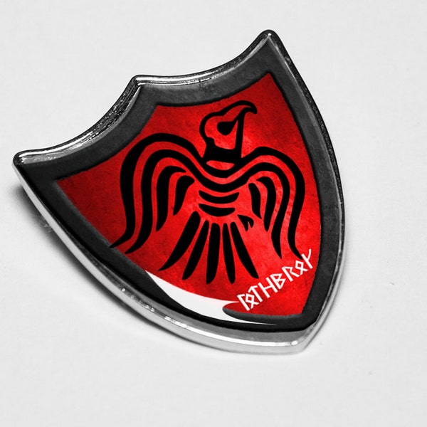 Vikings Inspired Lothbrok  Shield Pin Badge